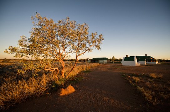 Path in the Outback Leading to House