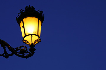 Fototapeta na wymiar Street lamp, Spain, Europe