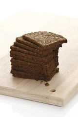 Sliced whole-grain bread