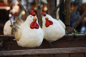 hens on Easter
