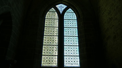 Archi e strutture architettoniche nell'abbazia di Mont Saint Michel