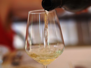 Weinprobe in der Toskana
