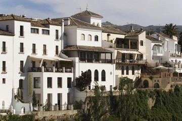 Houses in the mountains of Ronda, Andalusia, Spain, Europe