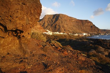 La Playa, Valle Gran Rey, La Gomera, Canary Islands, Spain, Europe