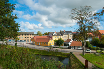 Obraz premium City of Vordingborg in Denmark
