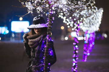 Female winter portrait 