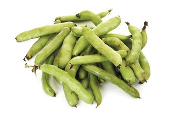 Fresh thick beans