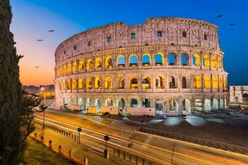 Fotobehang Colosseum in Rome, Italië © Mapics