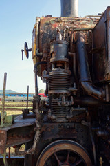 Old locomotive, movie star