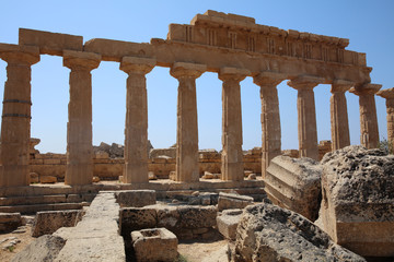 The Acropolis at Selinunte. Sicily. Italy