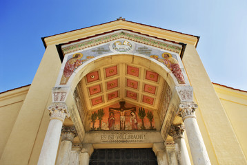 Funeral parlour, North cemetery, Munich, Bavaria, Germany, Europe