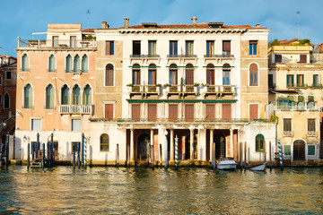 Naklejka premium Od palace next to the Grand Canal in the city of Venice