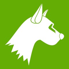 Dog icon green
