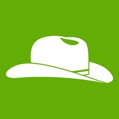 Cowboy hat icon green