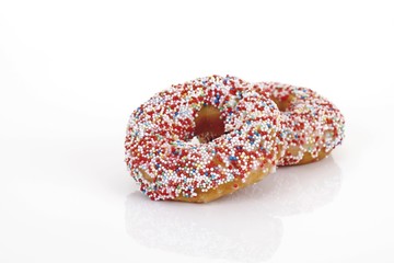 Donuts, doughnuts with sprinkles