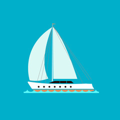 Ship cruiser boat sea symbol vessel travel industry vector sailboats cruise set of marine icon