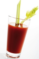 Bloody mary with celery