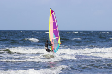 surfer in der ostsee