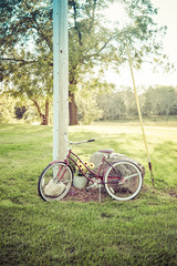 Fototapeta premium Pastel vintage bike