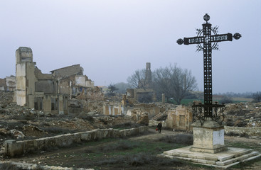 Belchite, Aragon (Zaragoza), Spain, Europe