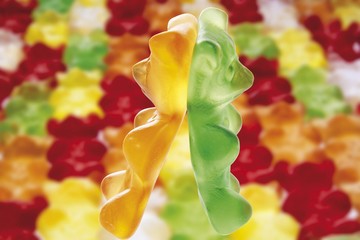 Assortment of gummy bears