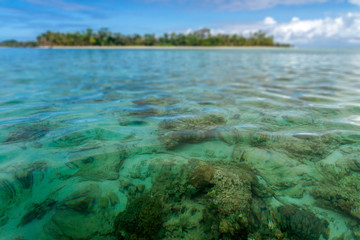 Seabed of the island