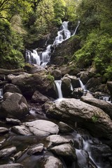 Fototapeta na wymiar Killarney waterfalls, Killarney National Park, Killarney, Kerry, Republic of Ireland, Europe