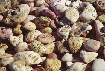 Pepples on the beach