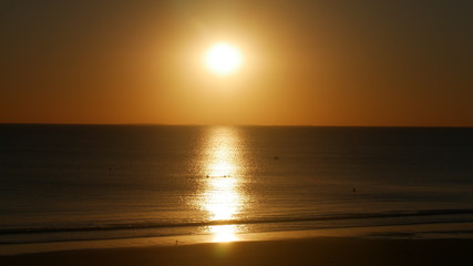 Fototapeta premium Tramonto in Normandia