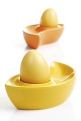 Orange and yellow eggcups