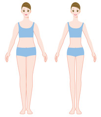 ダイエット ビフォーアフター 水着