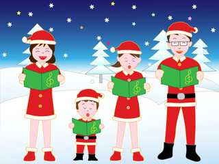 家族でクリスマスコンサート。