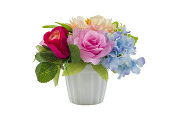 flowers craft in vase