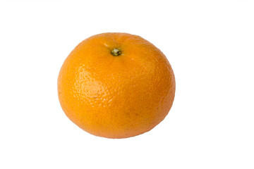 orange on isolated white background with clipping path
