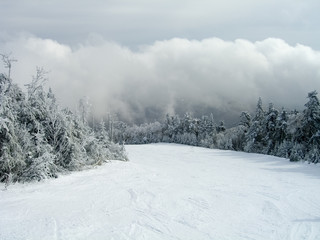 Winter Ski Mountain