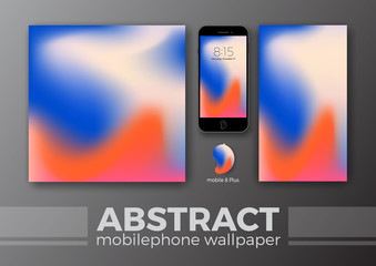 Abstract Background Design for Mobile Wallpaper and Other Design. Smart Phone Mockups Design