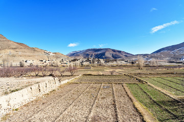 Fototapeta na wymiar View on mountains near Imilchil. Morocco