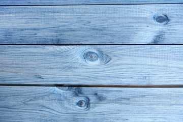 wood old blue background , faded paint