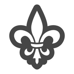 Fleur de lis icon, Fleur-de-lis sign