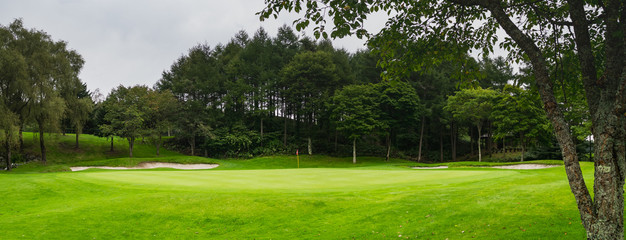 Fototapeta premium ゴルフ場 北海道