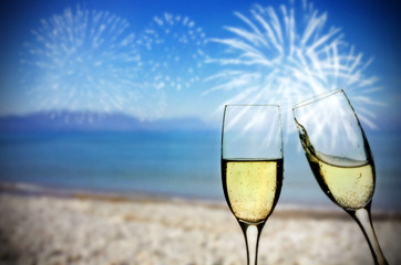 New Year at the beach