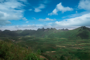 Fototapeta na wymiar View of mountain Vangvieng Laos