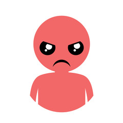 Angry expression design