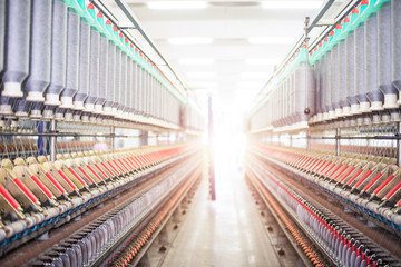 A workshop in a textile mill © 胜 张