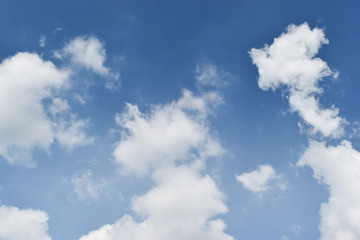 The sky on a cloudy day and empty space for web design or graphic art image.