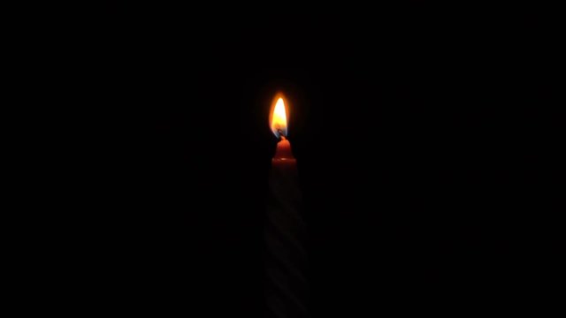 Candle light in the dark, Rotate
