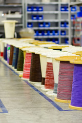 Industrial coils with cables