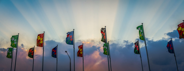 Floriade flags