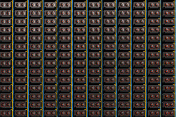 design element. 3D illustration. rendering. cryptocurrency mining farm. bitcoin and altcoins mining. graphic cards rig for Cryptocurrency mining