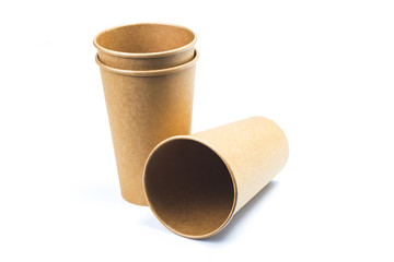 Coffee cups, kraft cups, disposable cups